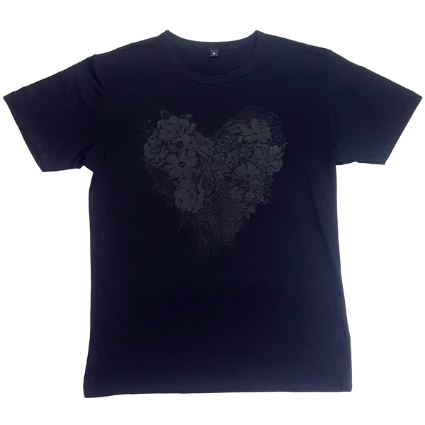 Bees n' Roses (Black on Black)