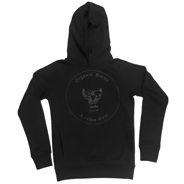 Biker Hoodie (Black on Black)