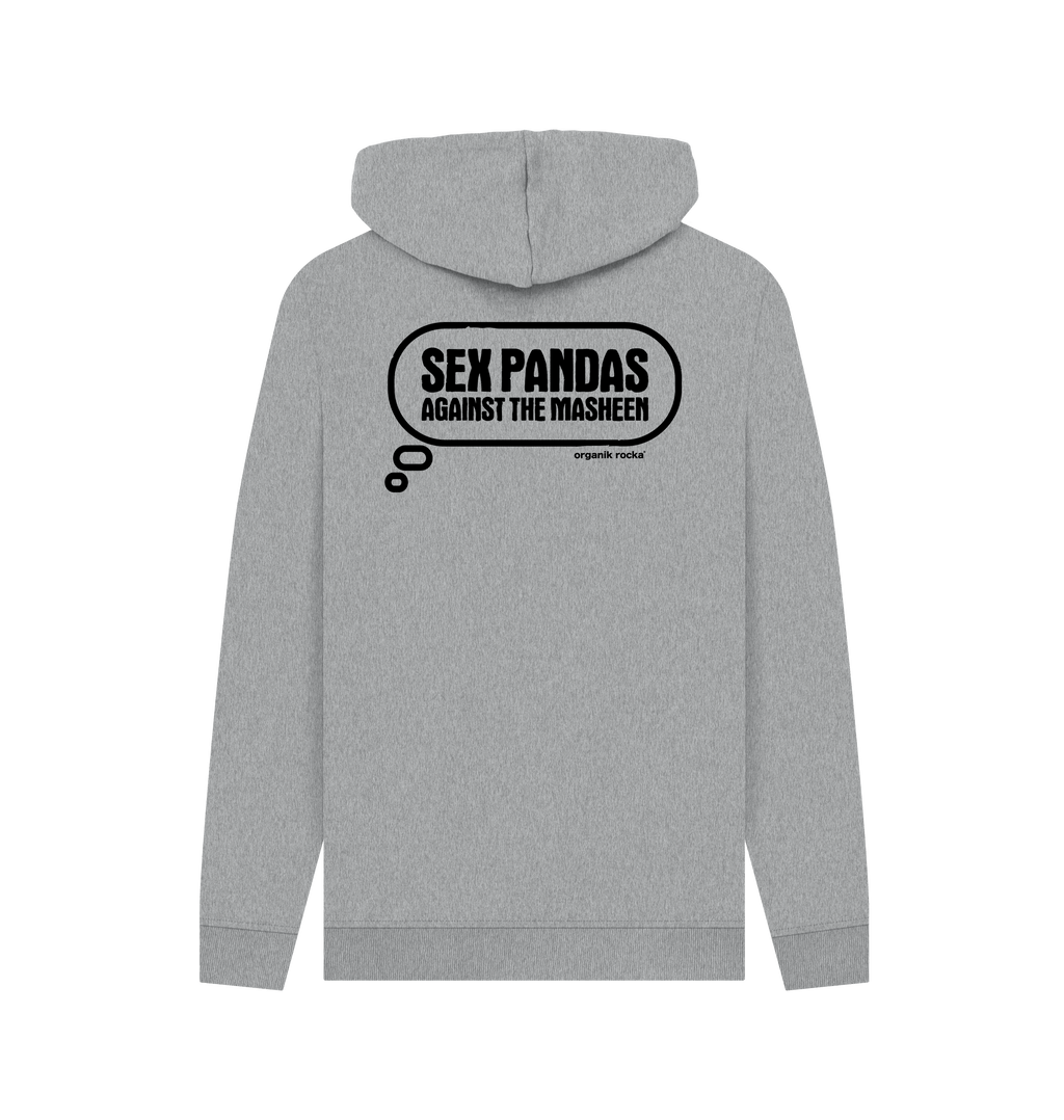 Light Heather Printed Hoody Back