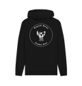 Black Printed Hoody Front