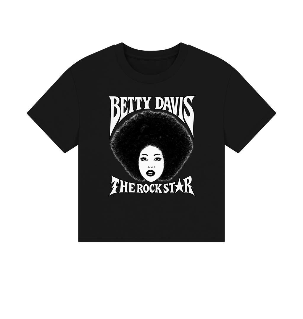 Black Printed T-shirt Front