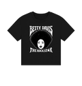 Black Printed T-shirt Front