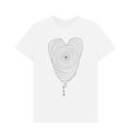 White Printed T-shirt Front