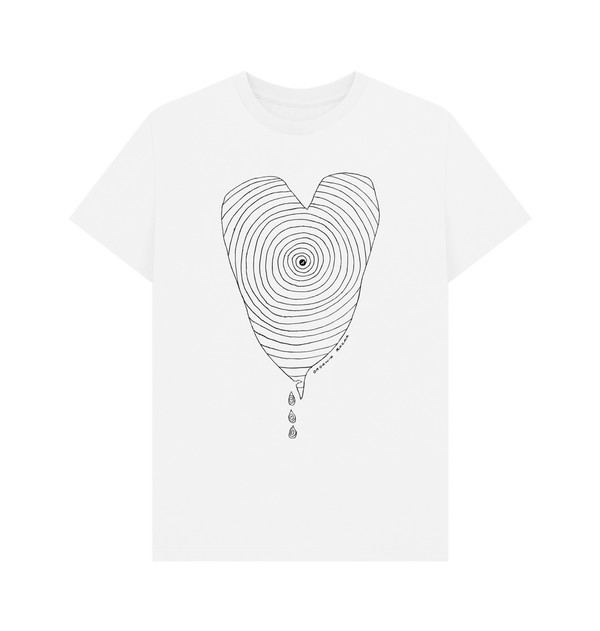 White Printed T-shirt Front