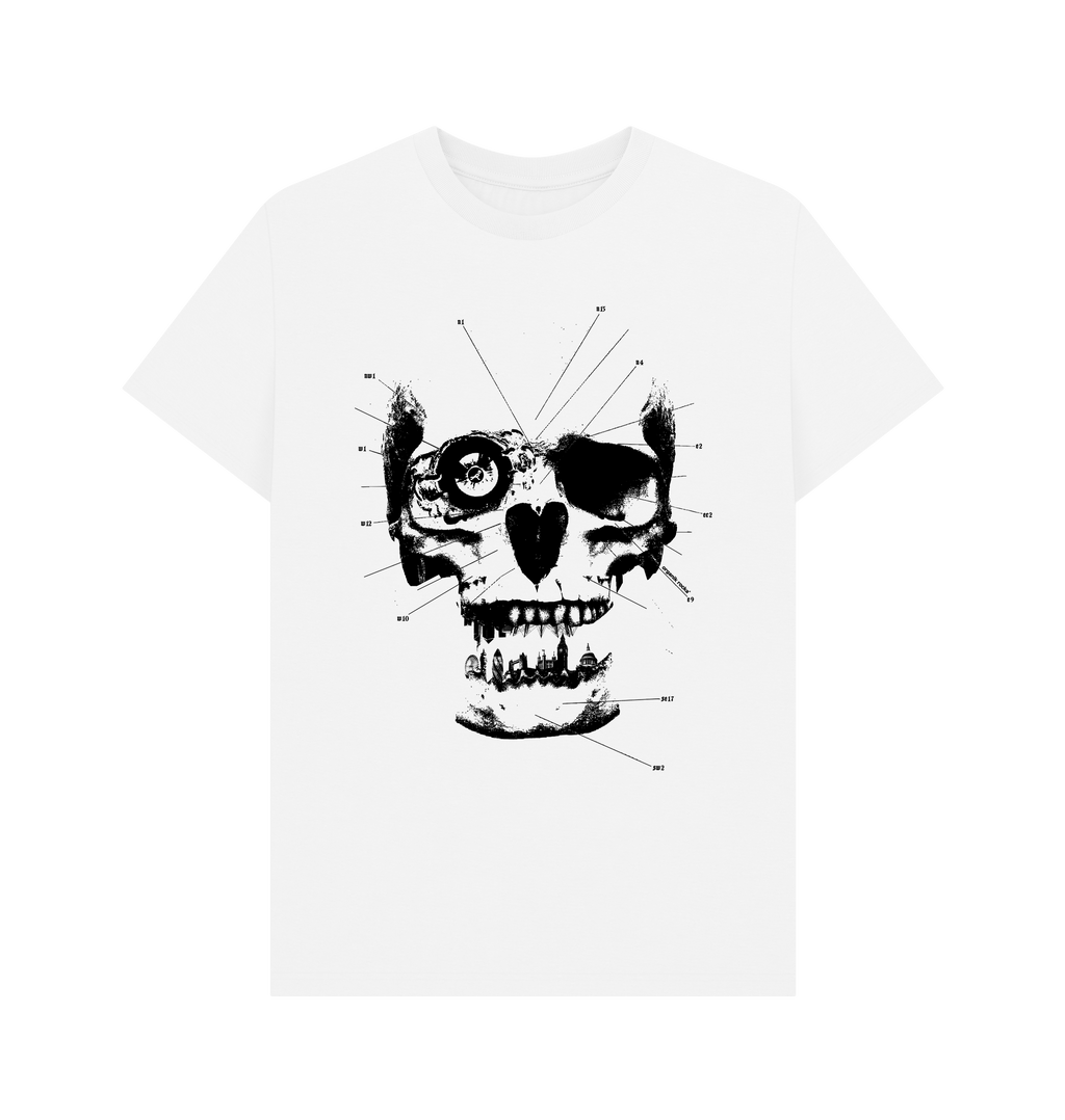 White Printed T-shirt Front