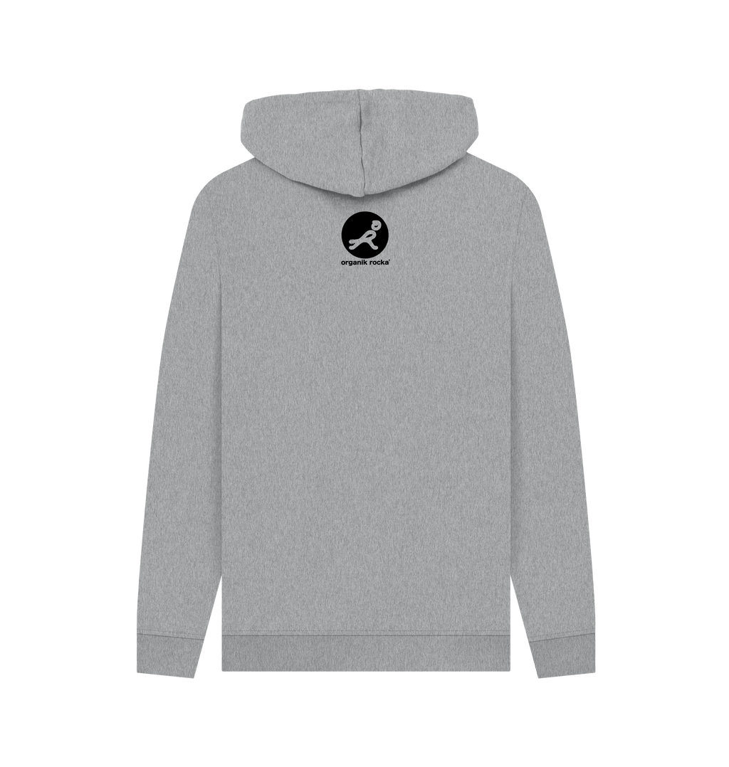 Light Heather Printed Hoody Back