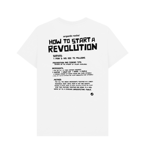 White Printed T-shirt Back