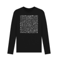 Black Printed Long Sleeve T Shirt Front