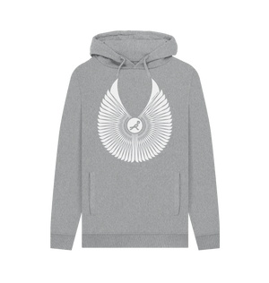 Light Heather Printed Hoody Front