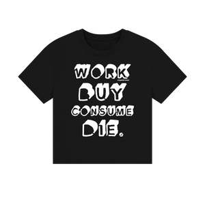 Black Printed T-shirt Front