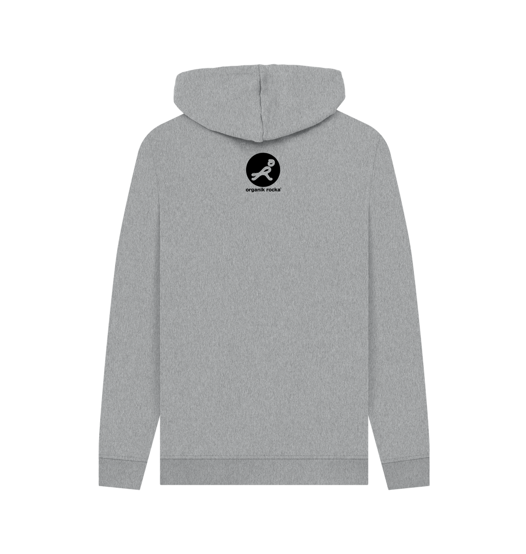 Light Heather Printed Hoody Back