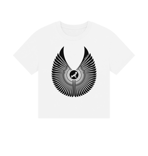 White Printed T-shirt Front