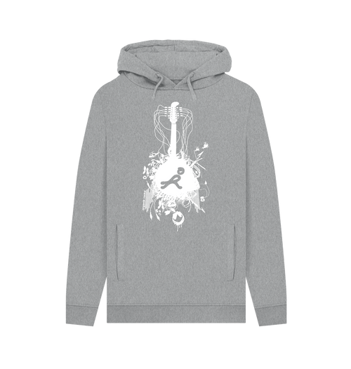 Light Heather Printed Hoody Front