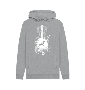Light Heather Printed Hoody Front