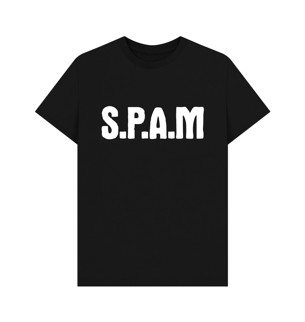 Black Printed T-shirt Front