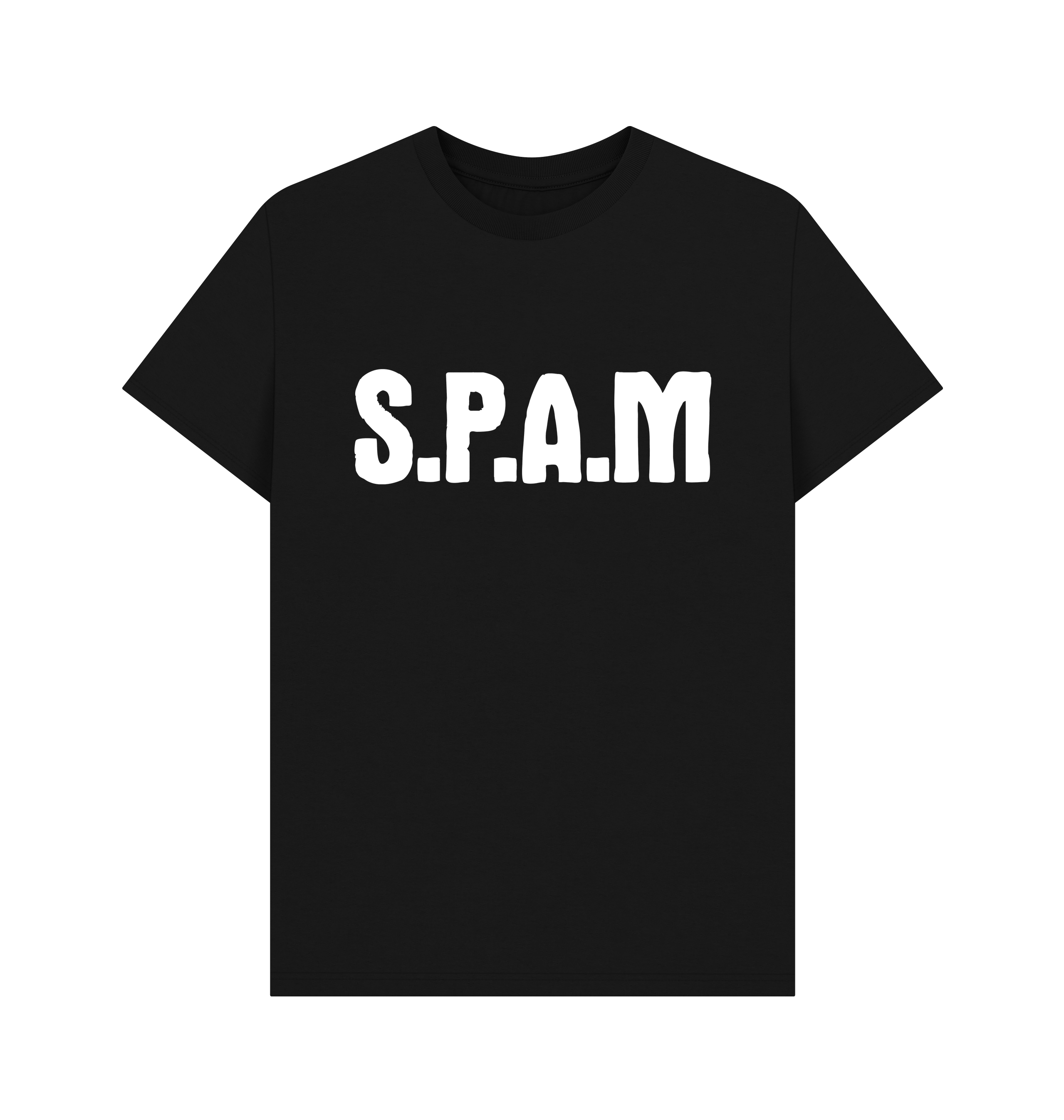 Black Printed T-shirt Front