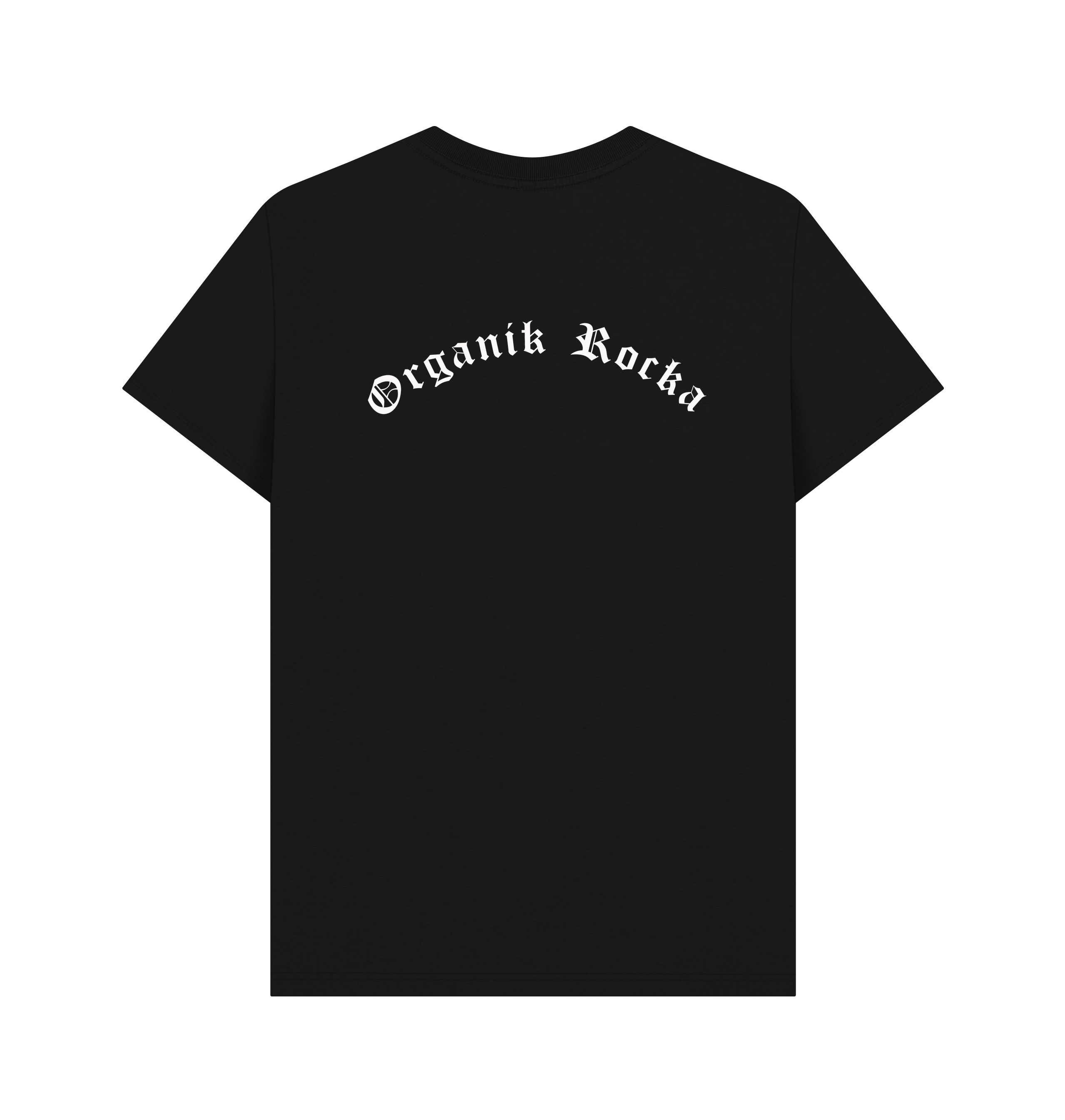 Black Printed T-shirt Back