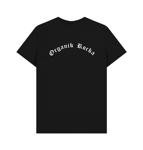 Black Printed T-shirt Back