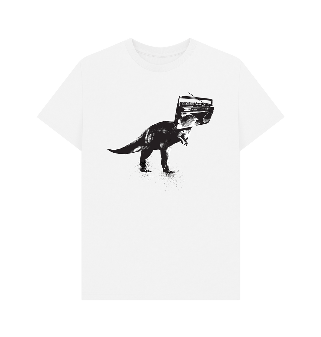 White Printed T-shirt Front