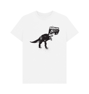 White Printed T-shirt Front