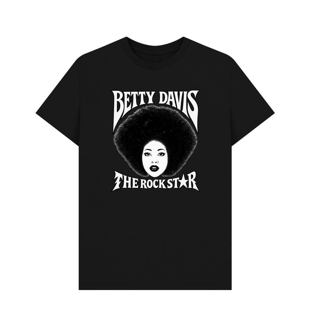 Black Printed T-shirt Front