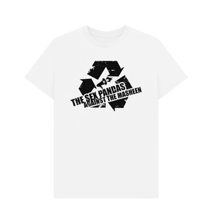 White Printed T-shirt Front