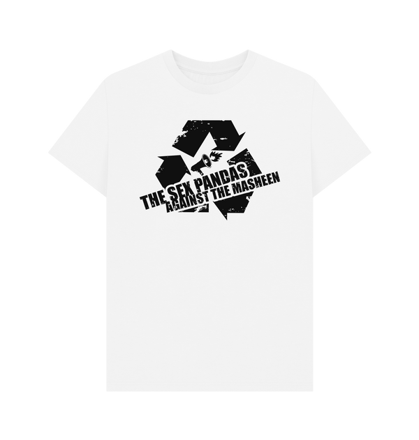 White Printed T-shirt Front