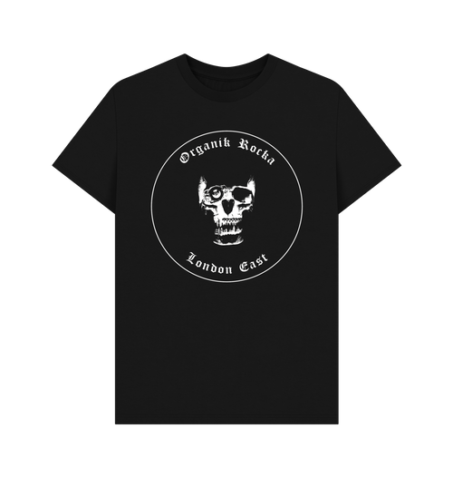 Black Printed T-shirt Front