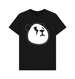 Black Printed T-shirt Front