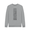 Light Heather Printed Sweater Front