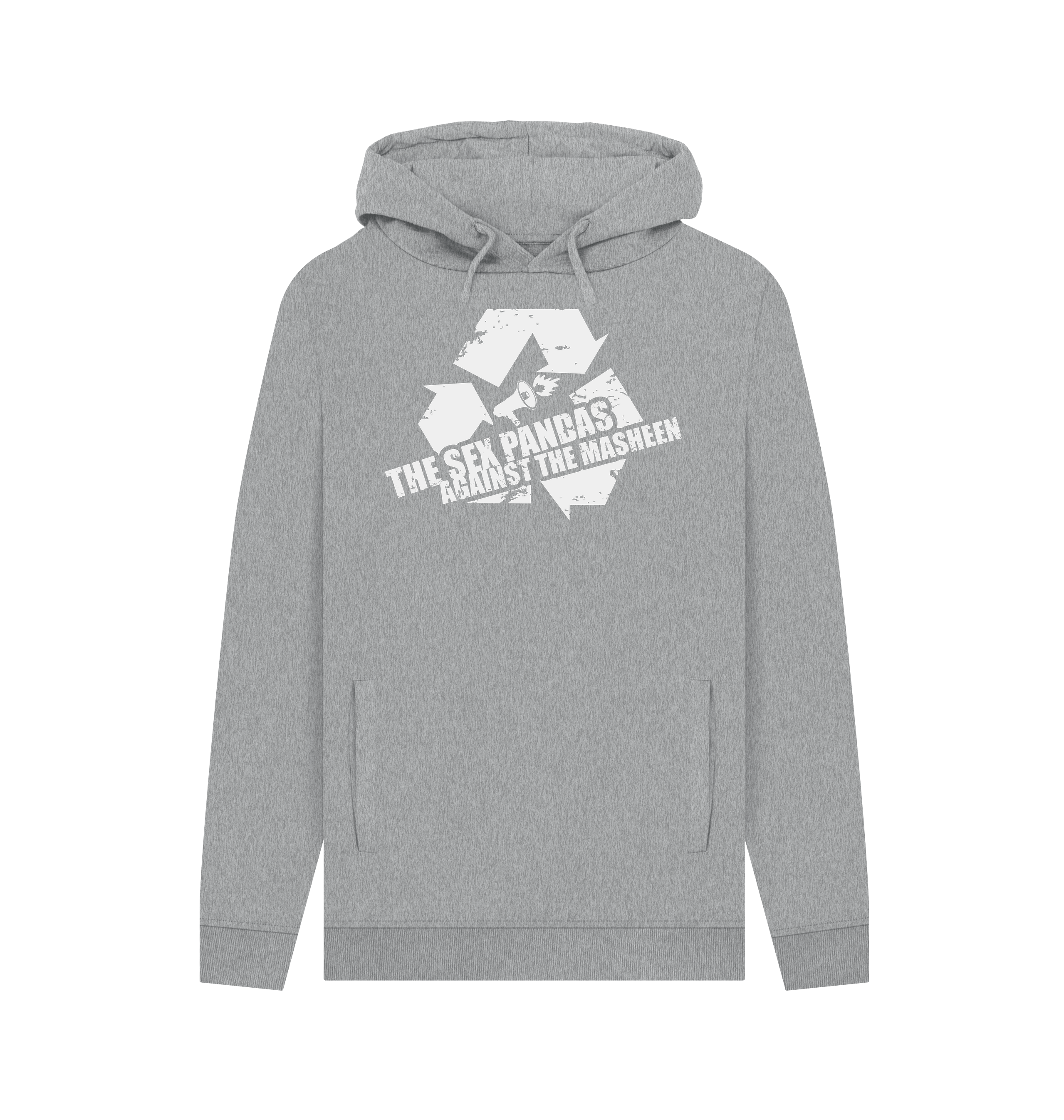 Light Heather Printed Hoody Front