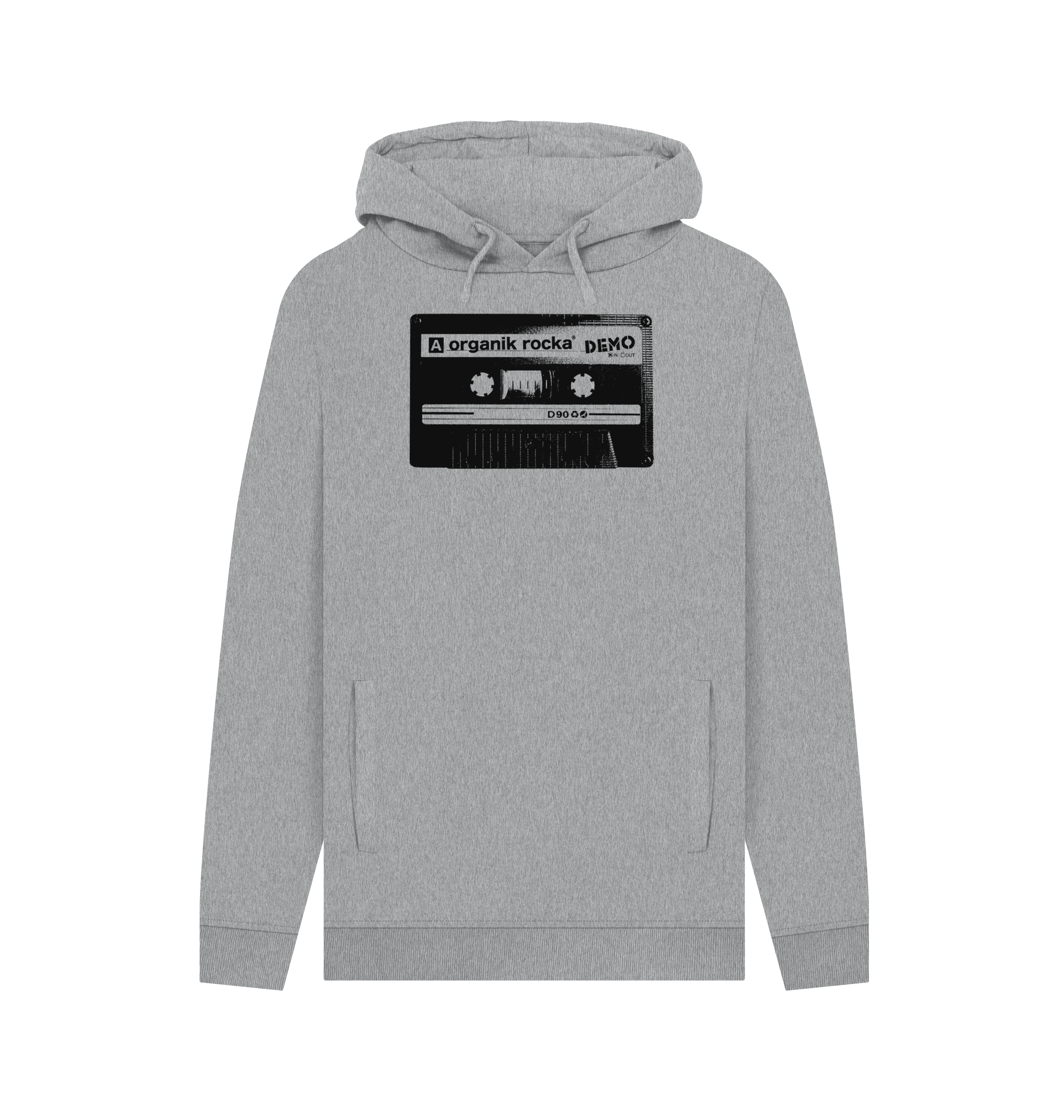 Light Heather Printed Hoody Front