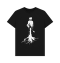 Black Printed T-shirt Front