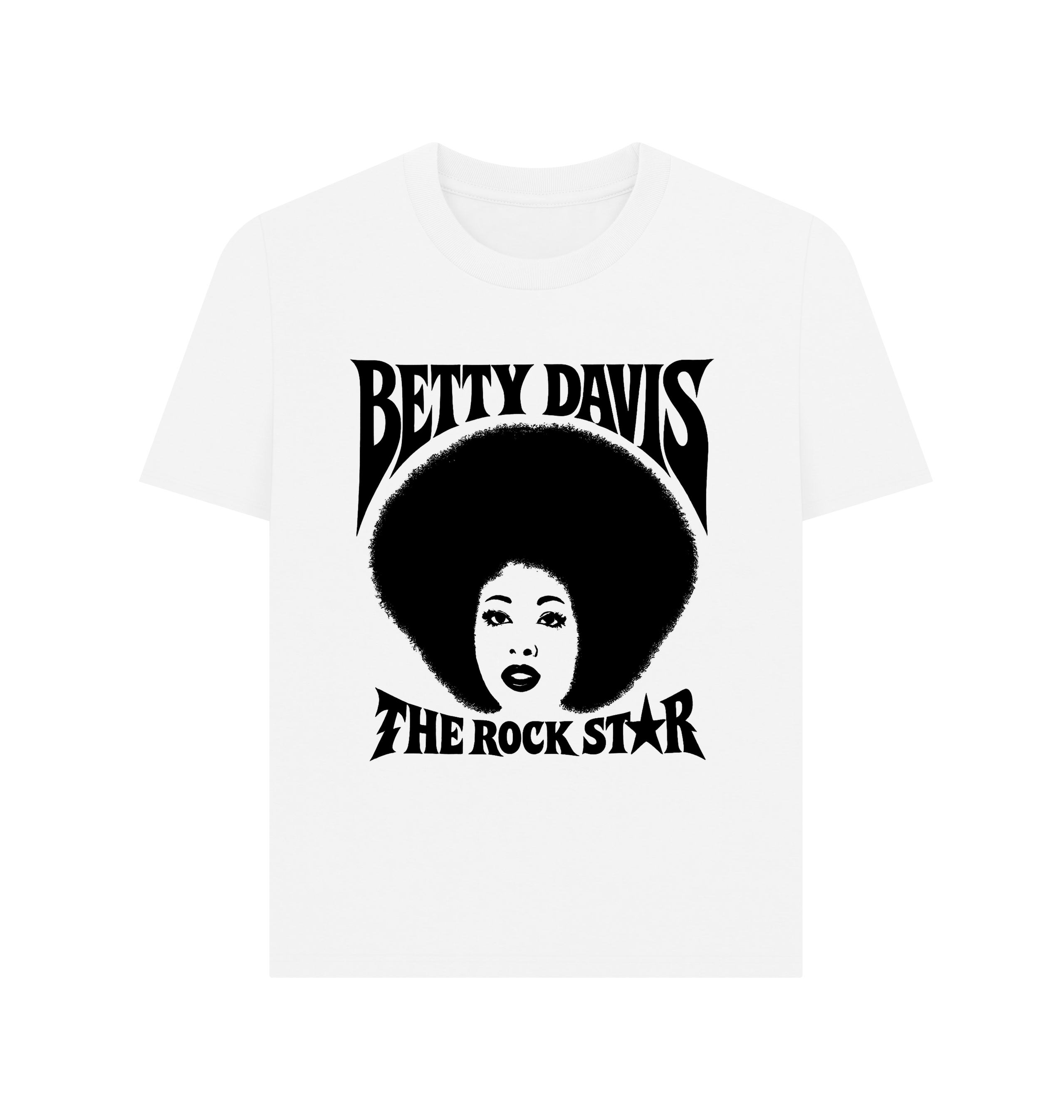 White Printed T-shirt Front