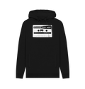 Black Printed Hoody Front