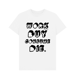 White Printed T-shirt Front