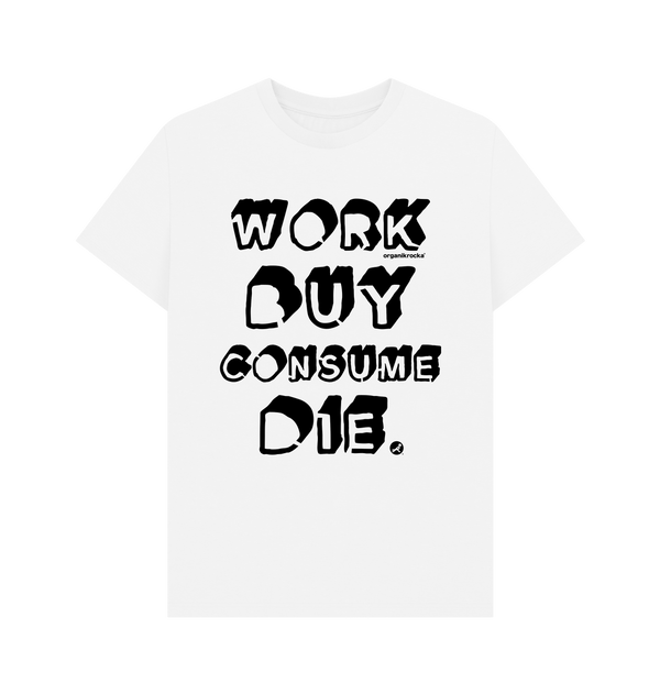 White Printed T-shirt Front