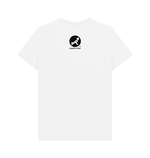 White Printed T-shirt Back