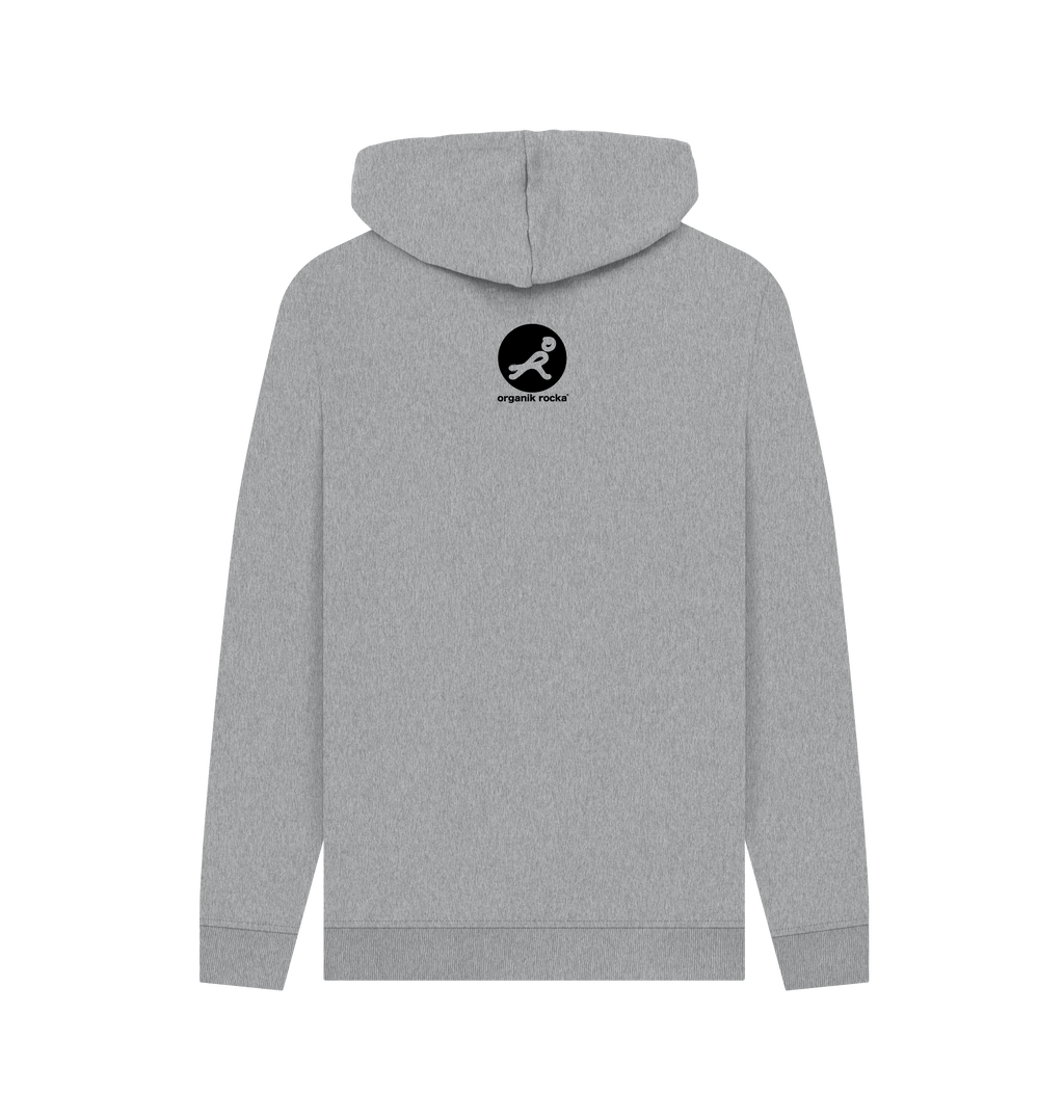 Light Heather Printed Hoody Back