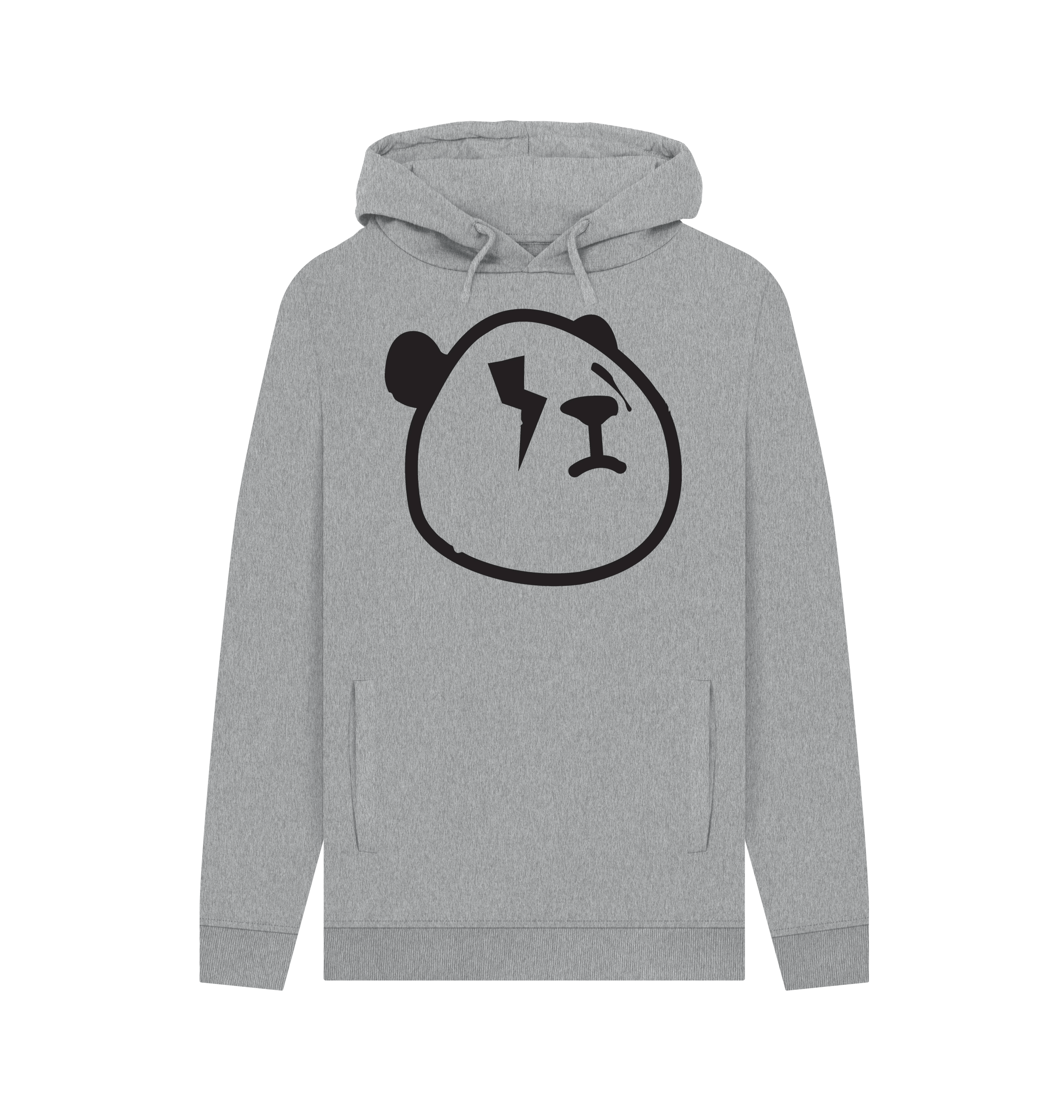 Light Heather Printed Hoody Front