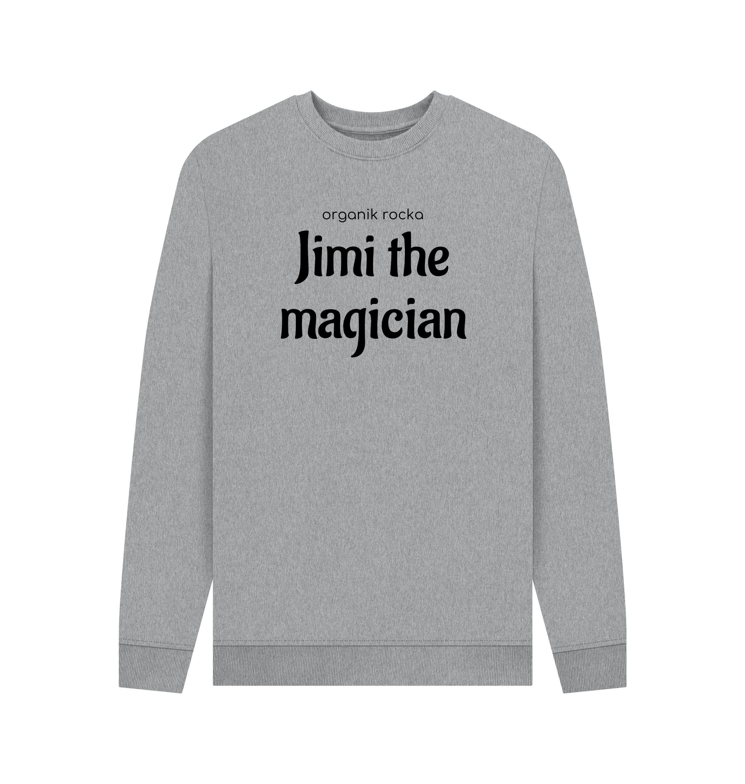 Light Heather Printed Sweater Front