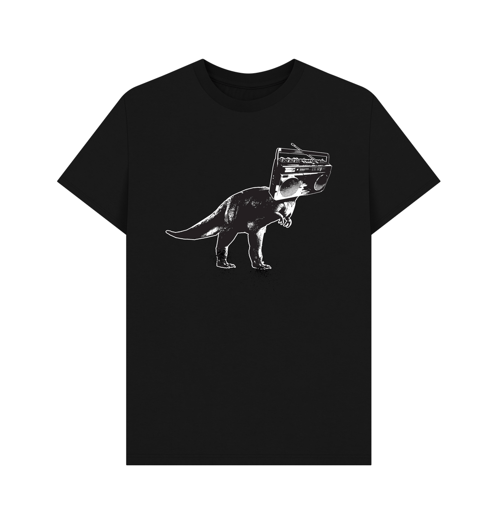 Black Printed T-shirt Front