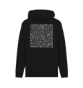 Black Printed Hoody Front