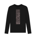 Black Printed Long Sleeve T Shirt Front
