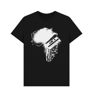 Black Printed T-shirt Front