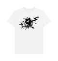 White Printed T-shirt Front