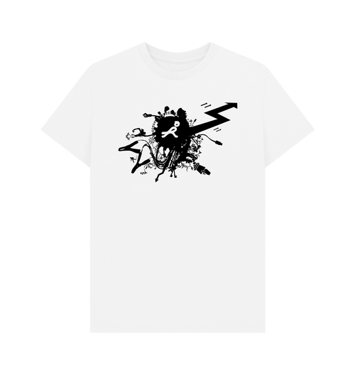 White Printed T-shirt Front
