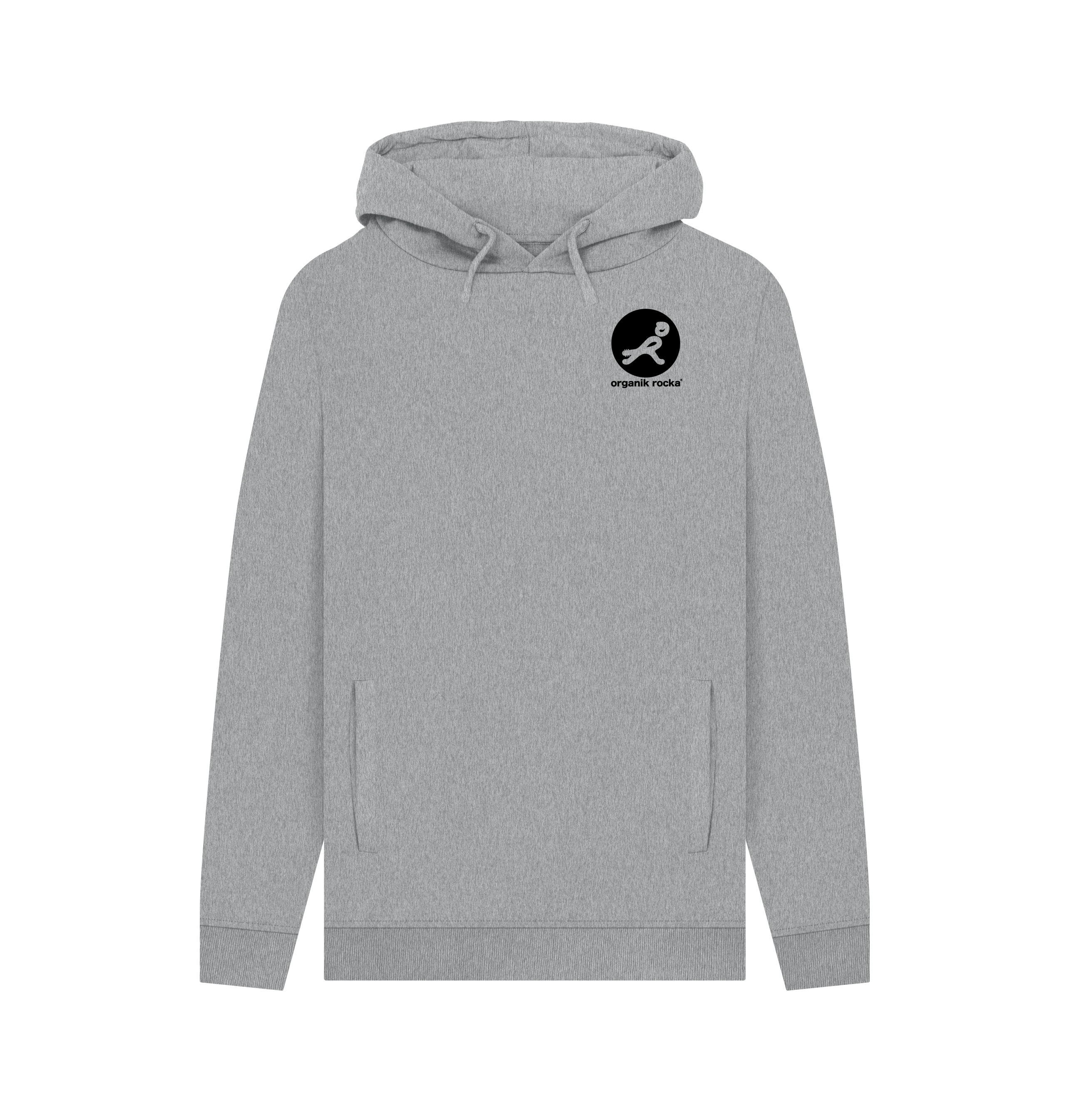 Light Heather Printed Hoody Front