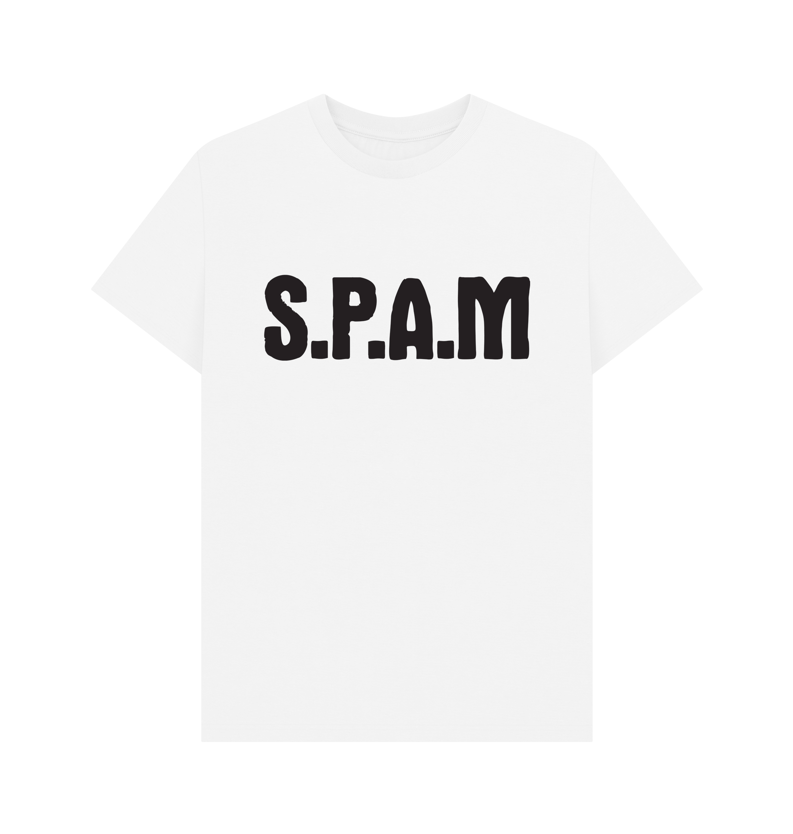 White Printed T-shirt Front