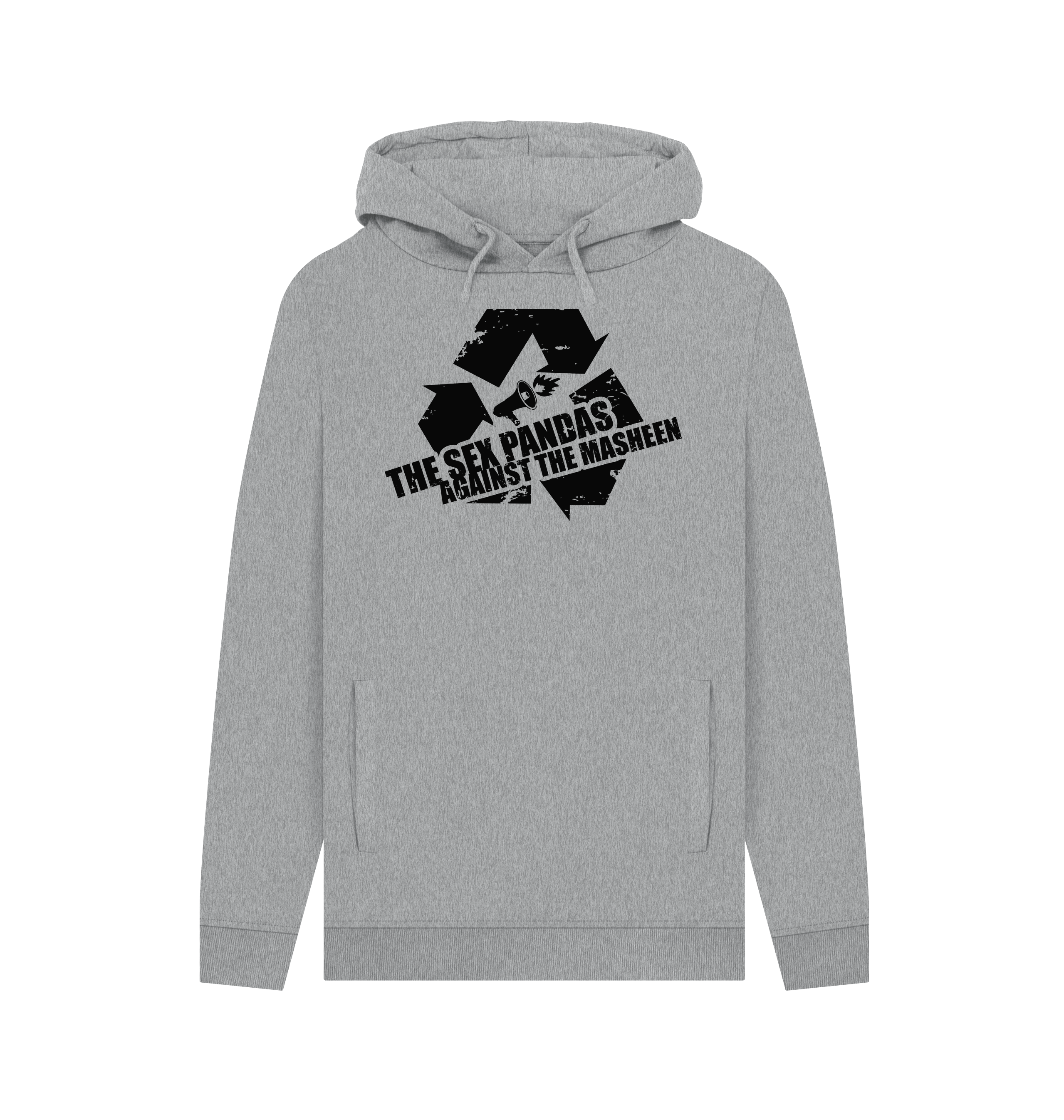 Light Heather Printed Hoody Front